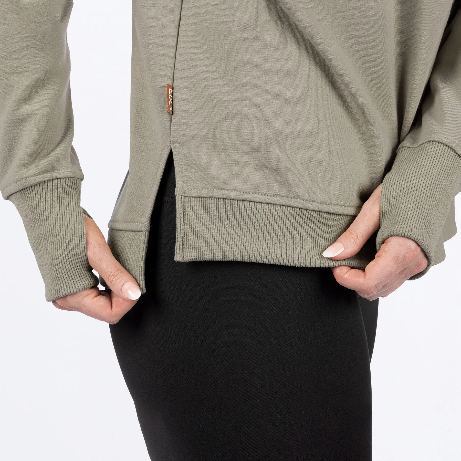 Women's Side Star Crewneck Pullover Sweater