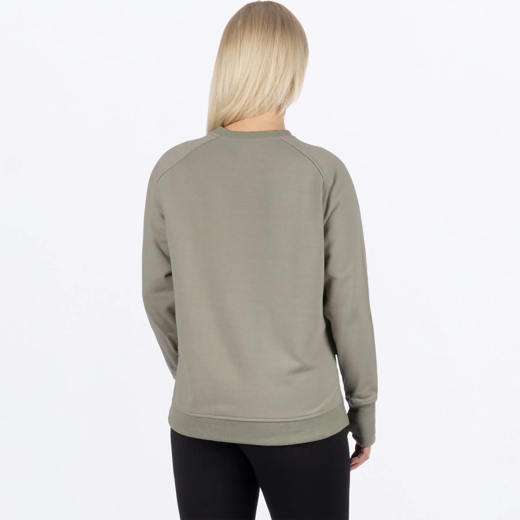 Women's Side Star Crewneck Pullover Sweater