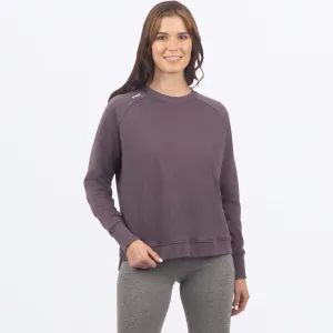 Women's Side Star Crewneck Pullover Sweater
