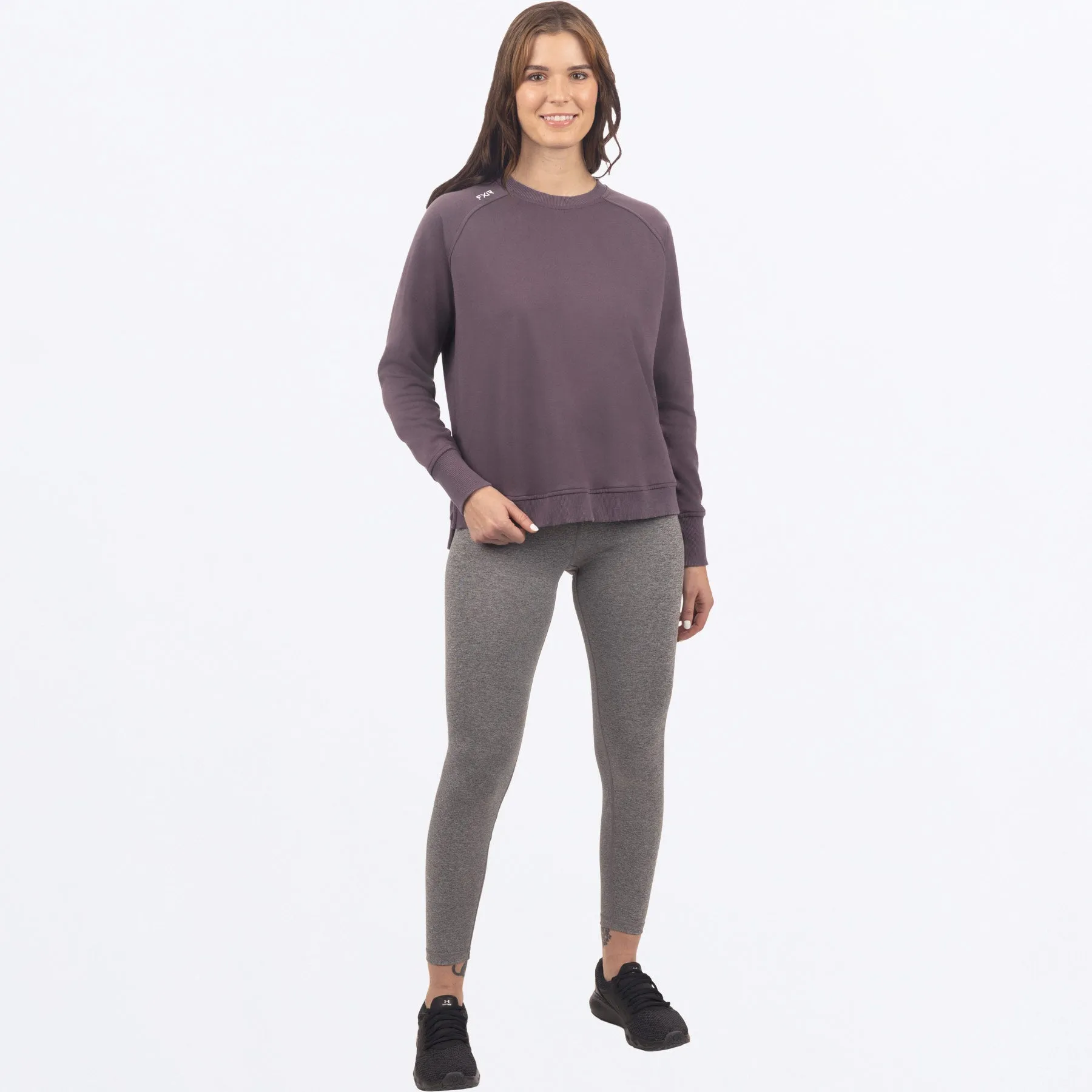 Women's Side Star Crewneck Pullover Sweater