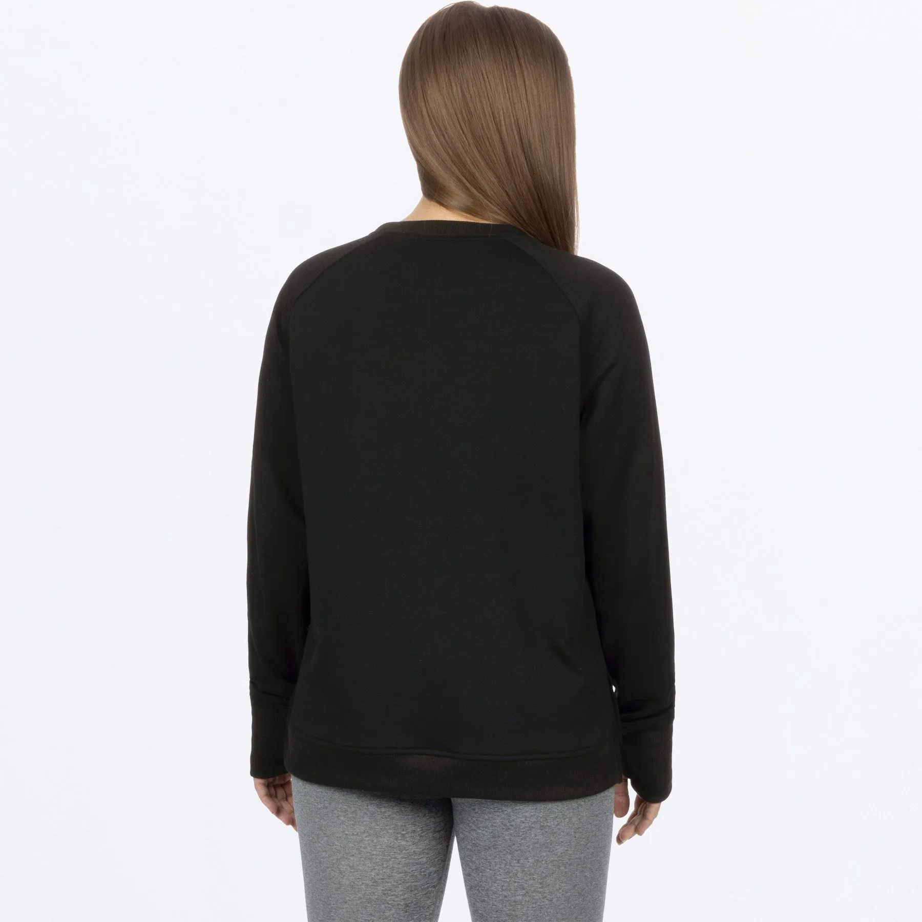 Women's Side Star Crewneck Pullover Sweater