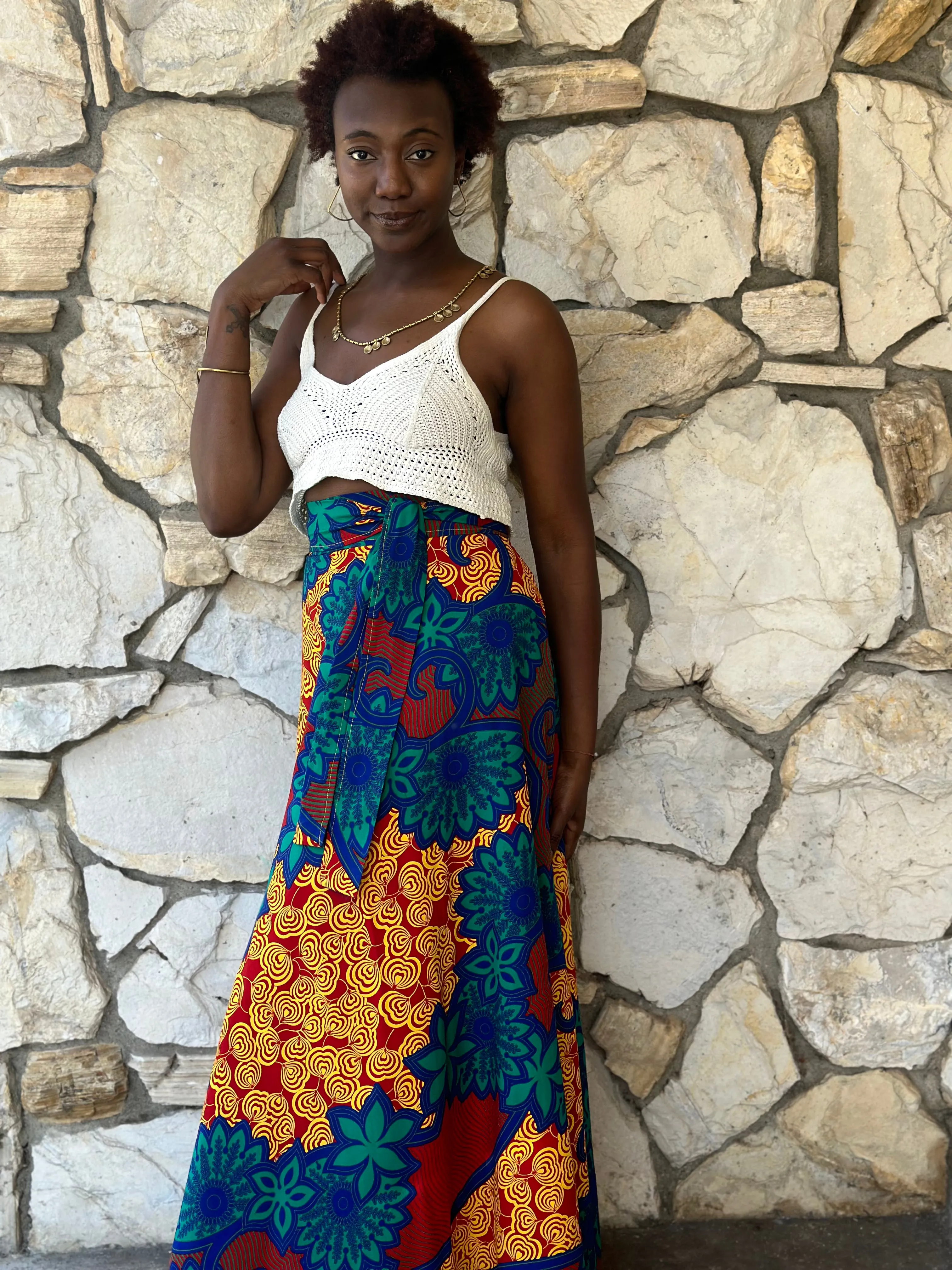 Wrap Skirt Full-Length "Adwoa"