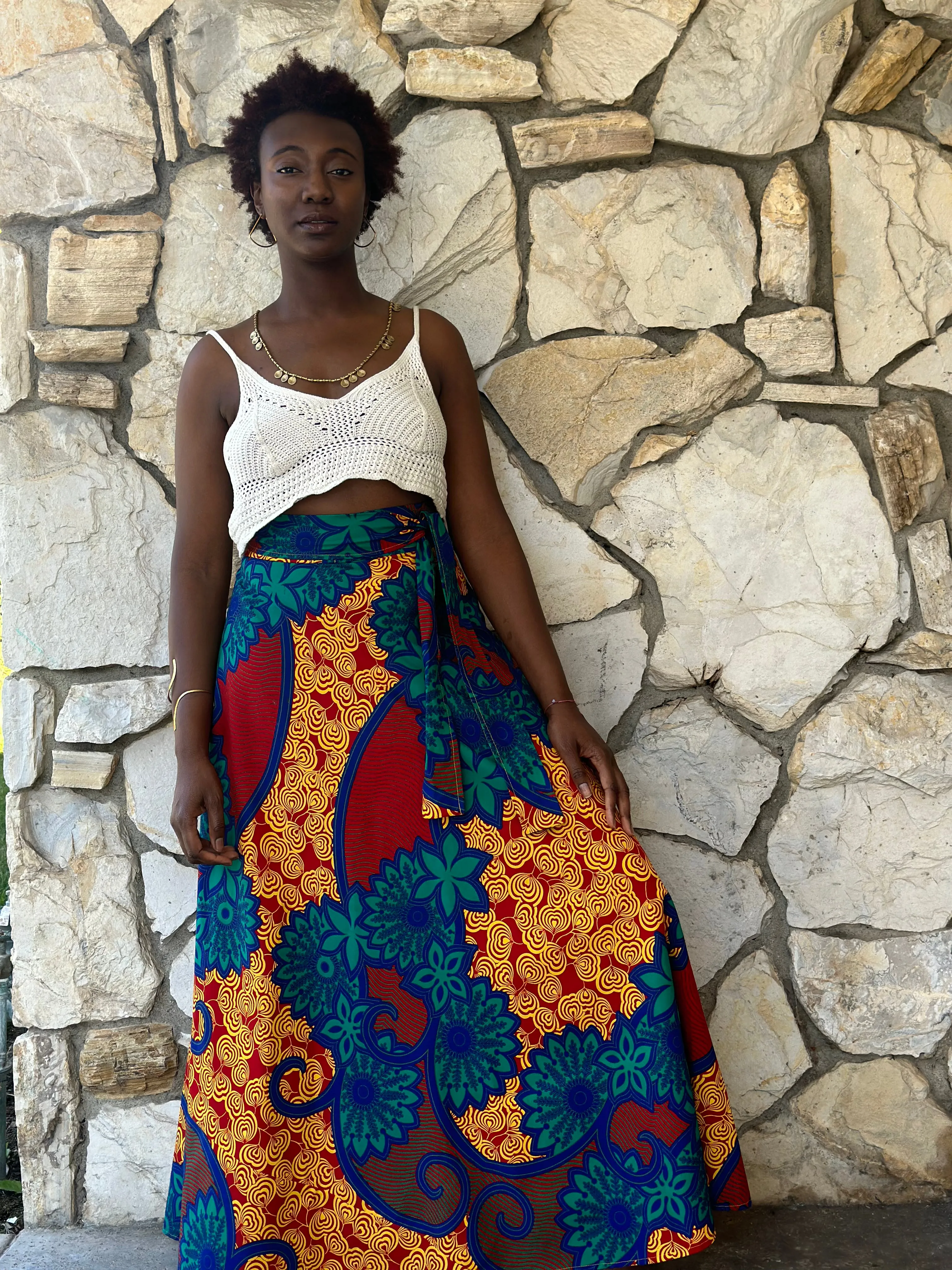 Wrap Skirt Full-Length "Adwoa"