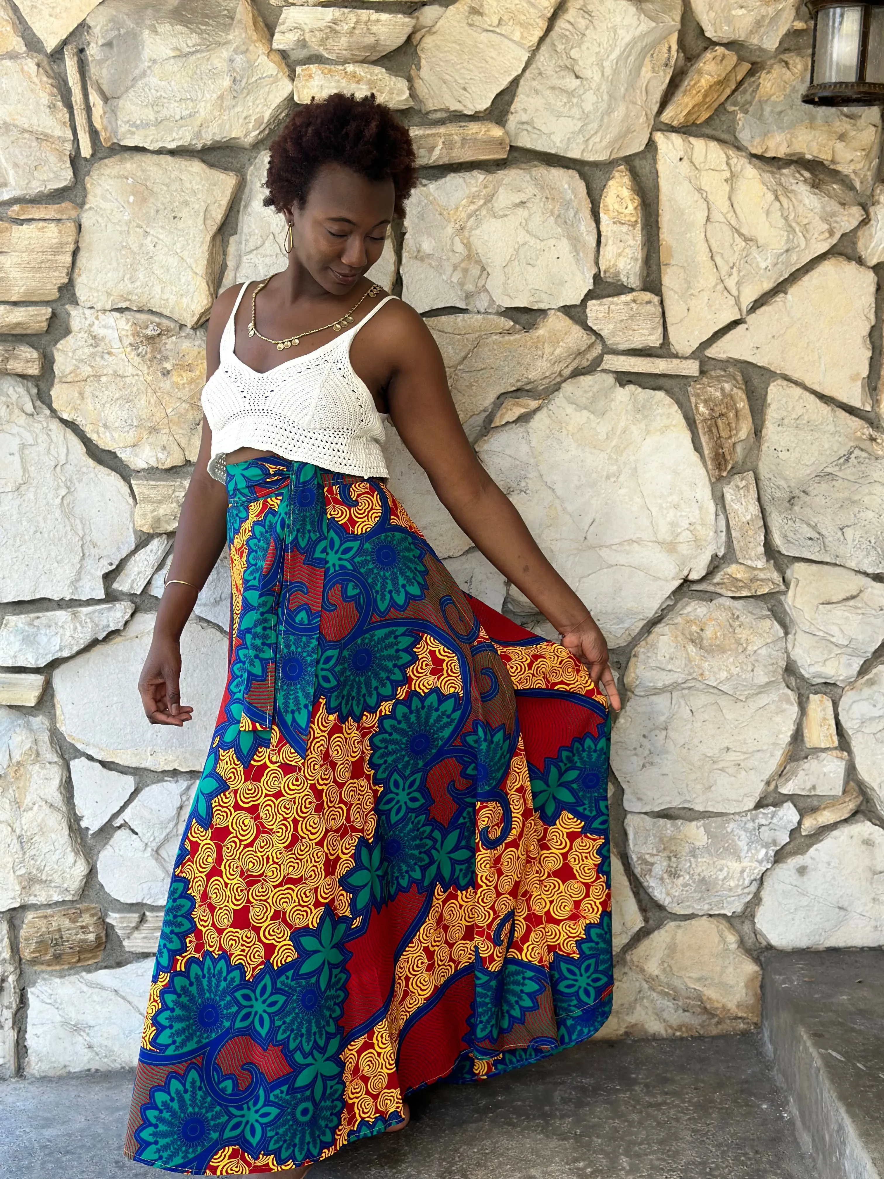 Wrap Skirt Full-Length "Adwoa"