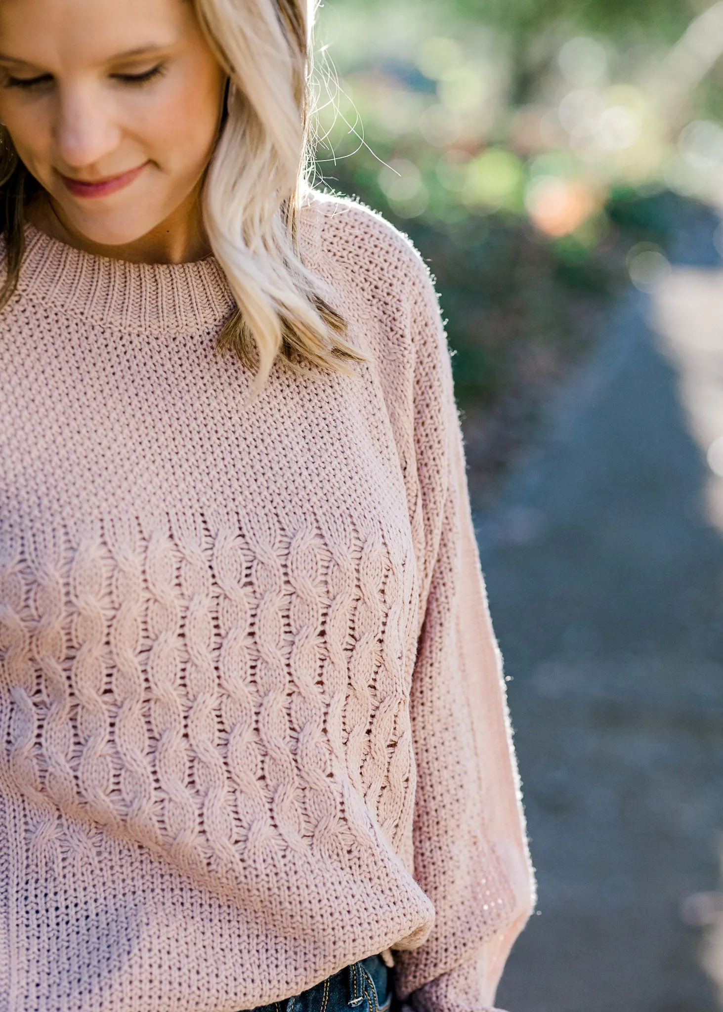 X Pearl Soft Knit Sweater