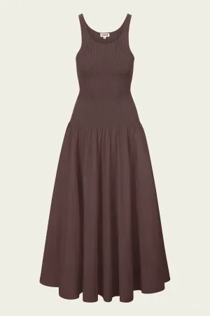 Yamila Dress in Earth