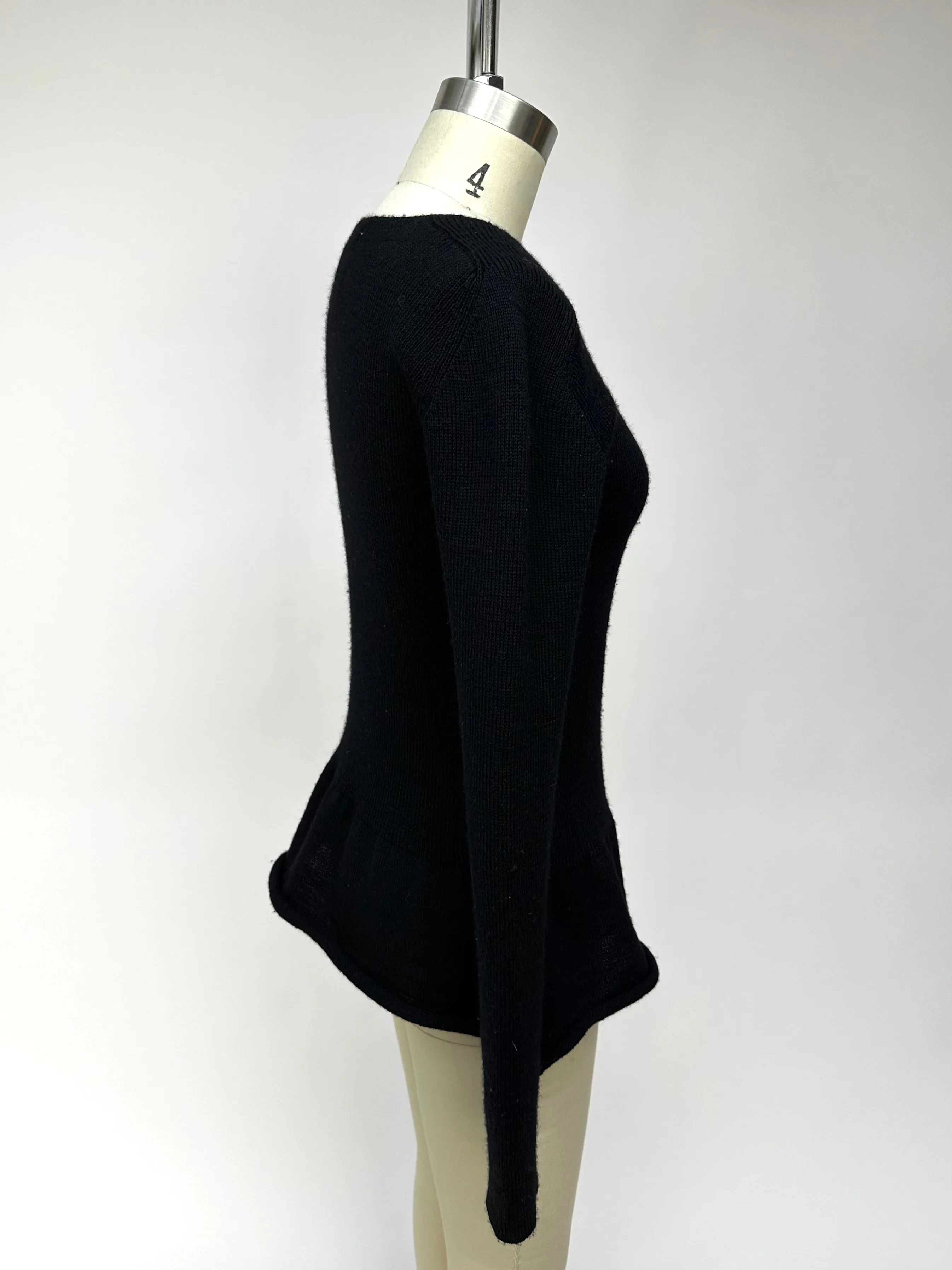Yohji Yamamoto Wool & Abalone Cardigan*