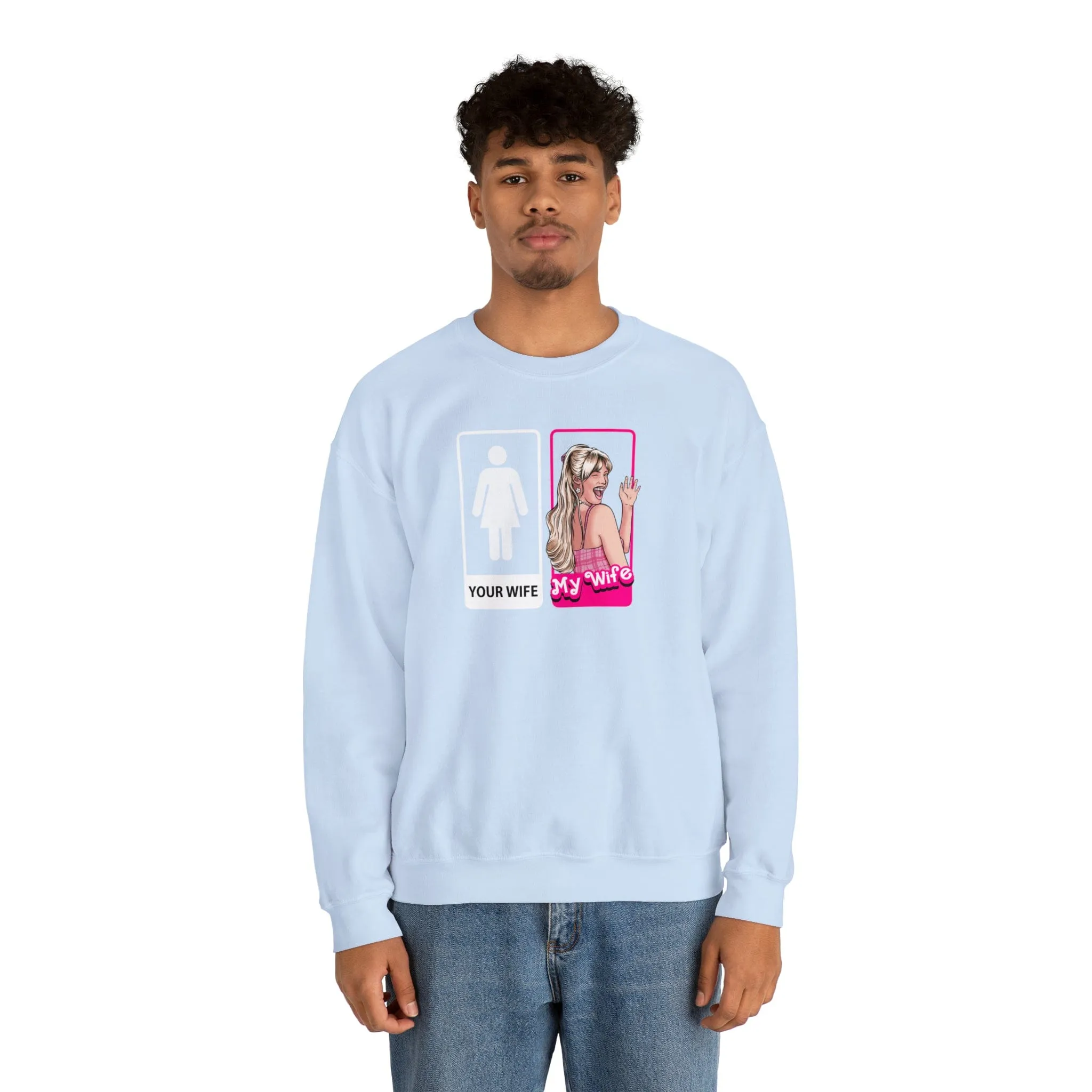 Your Wife | My Wife Unisex Heavy Blend™ Crewneck Sweatshirt
