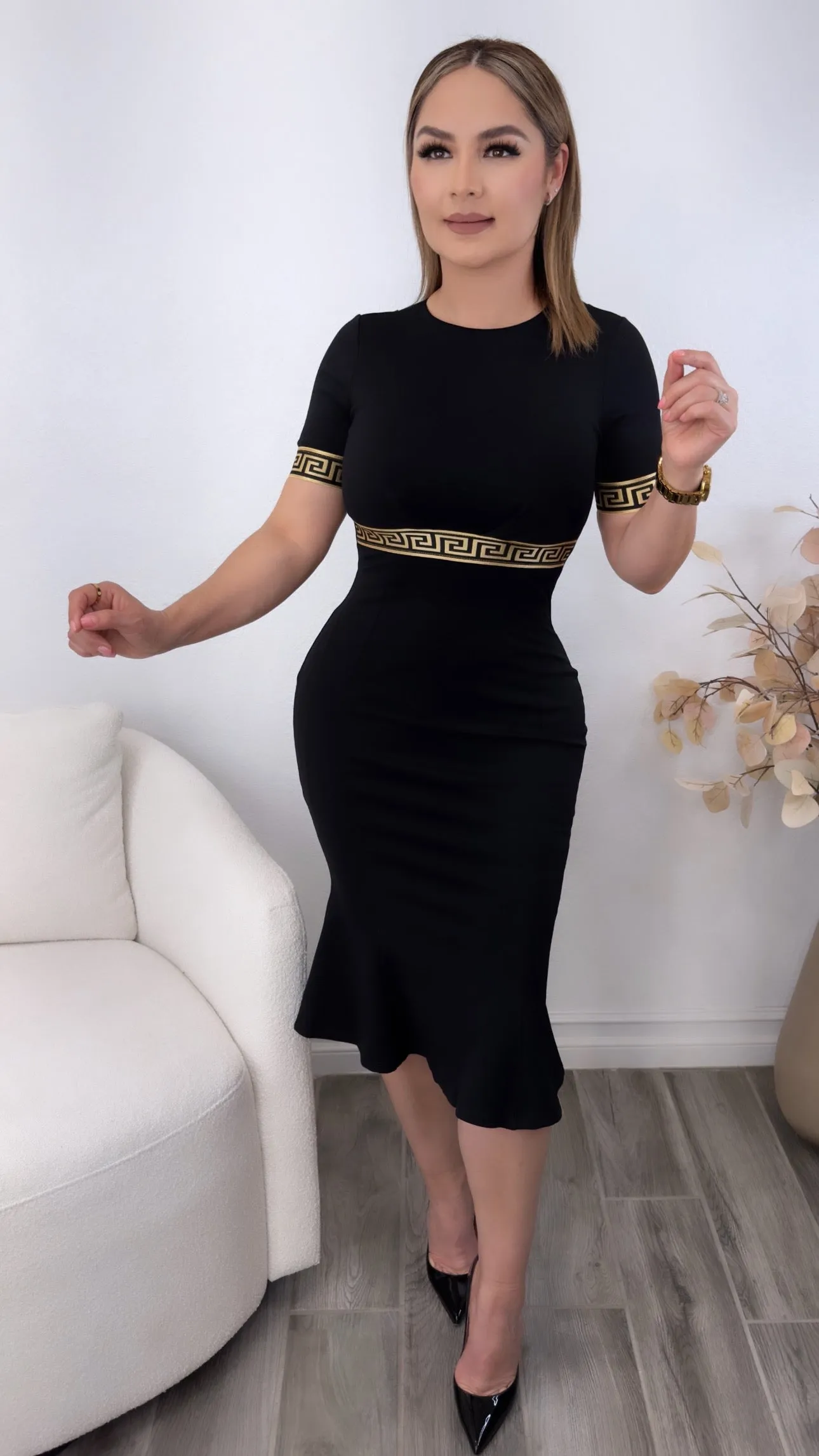 YVETTE BLACK DRESS