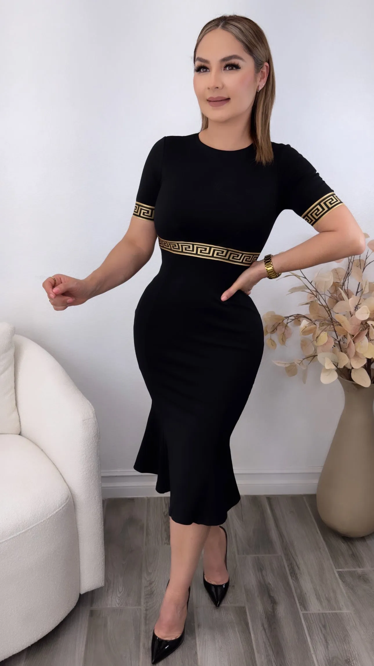 YVETTE BLACK DRESS