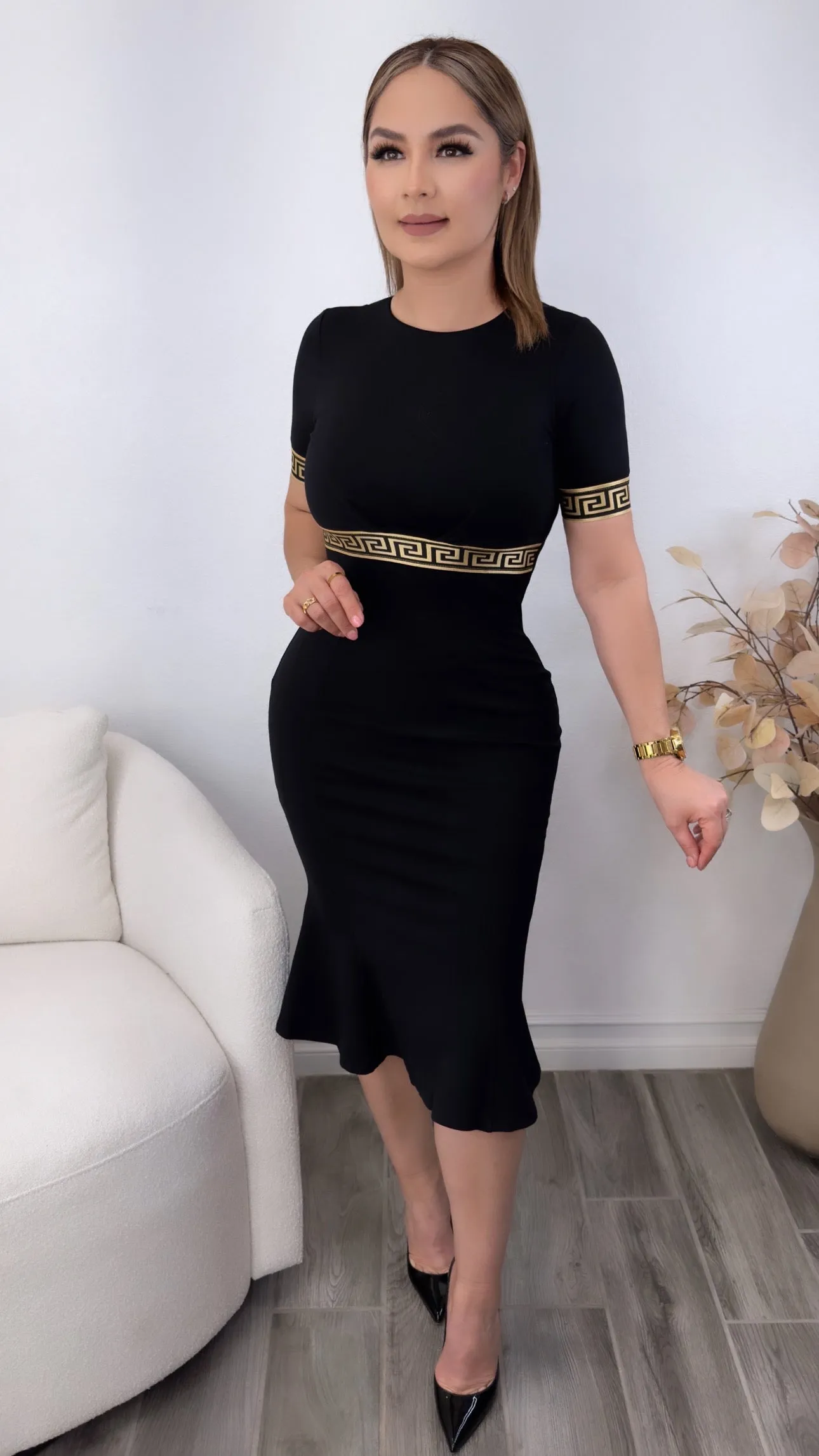YVETTE BLACK DRESS